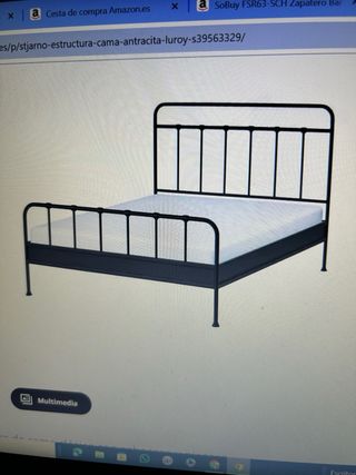 Estructura de cama matrimonio Ikea