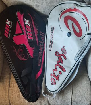5 PALAS DE PADEL NOX Y EGALITE ,2fundas