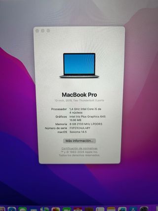 MAC BOOK PRO 2020