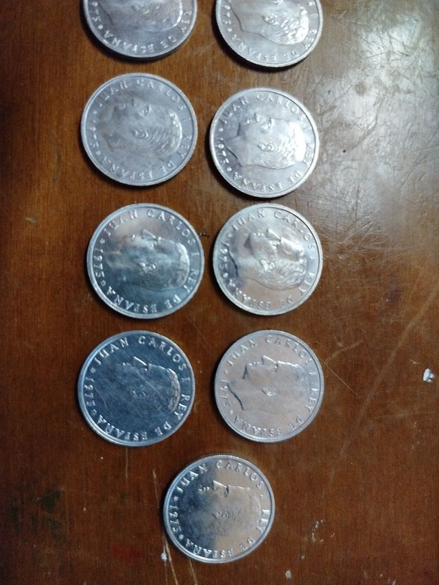 13 monedas 50 céntimos 1975