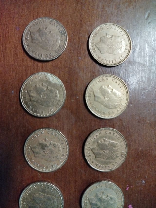 16 monedas 1 peseta 1975