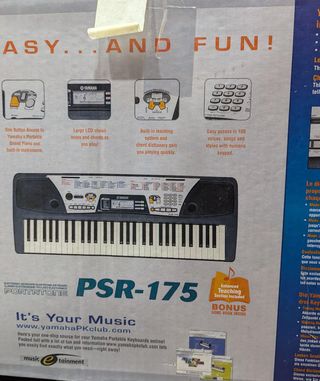 Teclado Yamaha psr 175, piano eléctrico