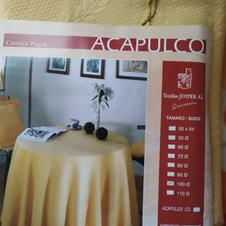 Faldas mesa camilla Amarilla