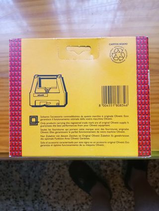 Cartucho negro Olivetti