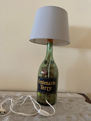 Lampara artesanal de sobremesa