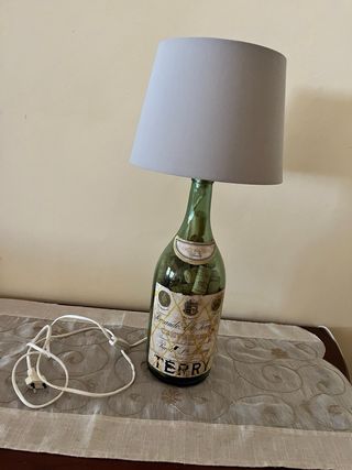 Lampara artesanal de sobremesa
