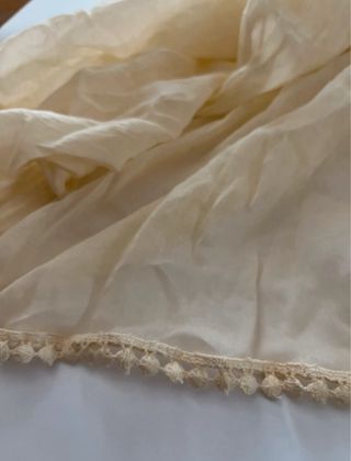 Sciarpa in cotone (100%) giallo pastello, Project