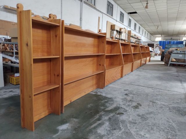 ESTANTERIAS MADERA ALMACENES O COMERCIOS