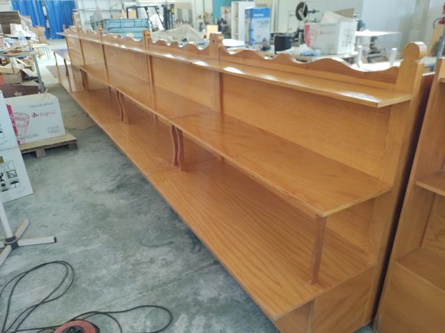 ESTANTERIAS MADERA ALMACENES O COMERCIOS