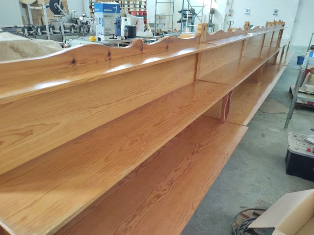 ESTANTERIAS MADERA ALMACENES O COMERCIOS