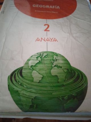 Geografía. Anaya. 2 bachiller