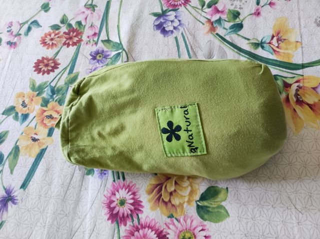 Fular porteo elástico largo Verde.Natura