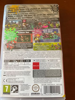 juego de nintendo switch splatoon2