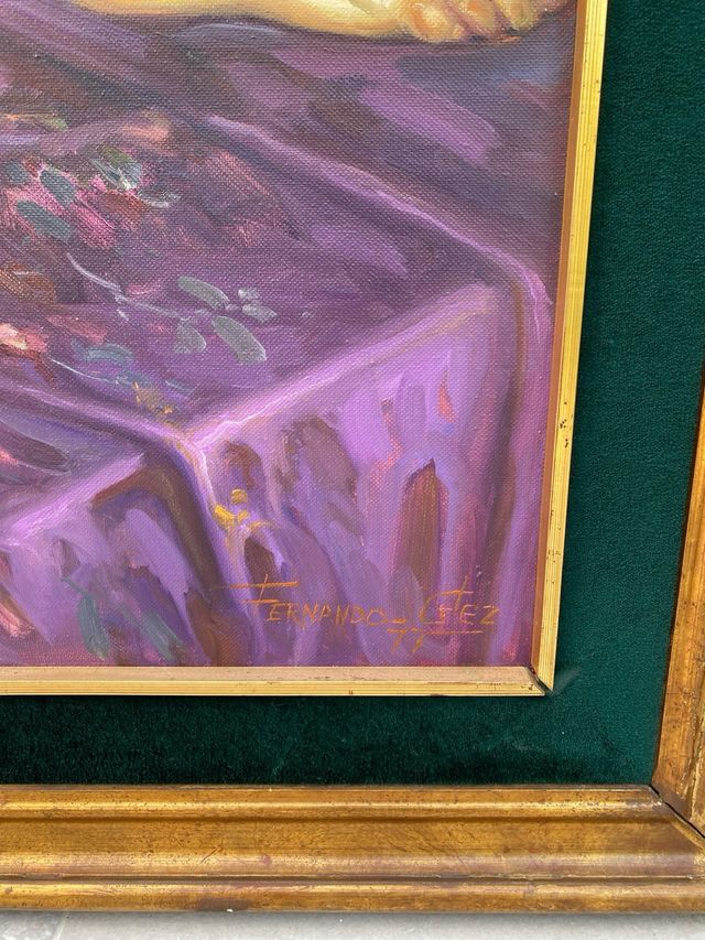 Cuadro óleo Fernando González