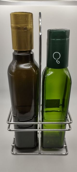 LOTTO DI TANICHE PER OLIO IN ACCIAIO INOX BOT. 250 C.C.