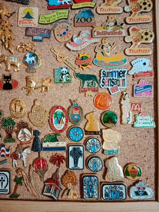Pins Política Televisión colegios etc