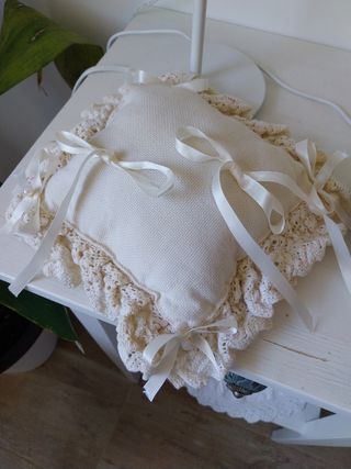 Cojin para anillos de boda 