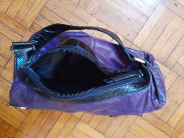 Monella Vagabonda borsa stupenda orig viola lucida