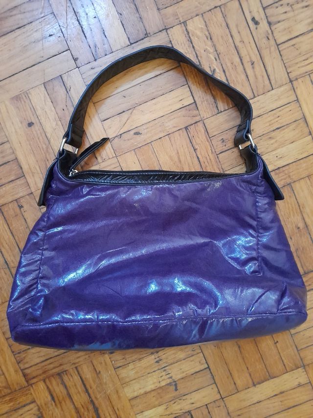 Monella Vagabonda borsa stupenda orig viola lucida