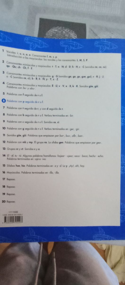 Cuaderno caligrafía