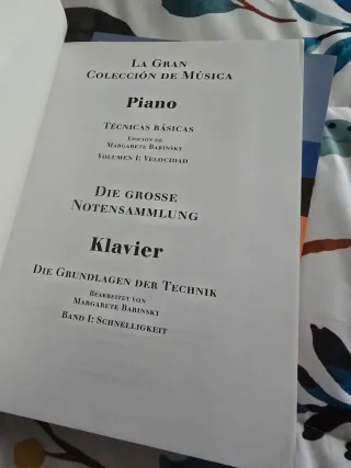 Libros técnicas piano