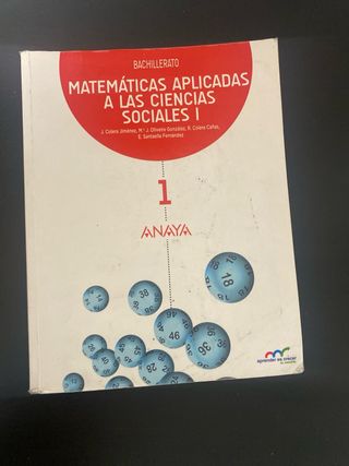 Libro de matematicas, 1 bachiller