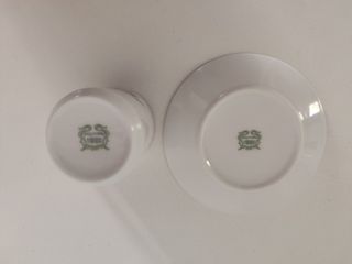 Set 3 tazzine con piattino