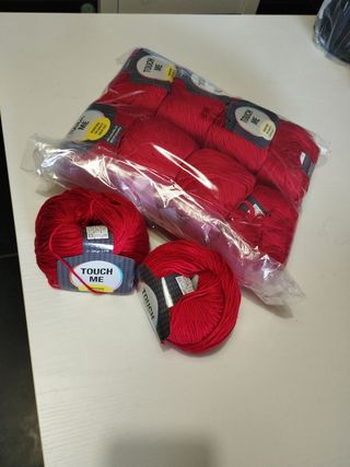 Filato Microfibra, Rosso Fuoco