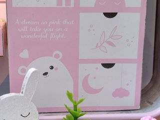 Miniatura Lata muñecas rosa niña casita maqueta