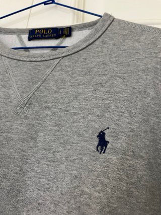 Sudadera Gris Polo Ralph Lauren Hombre talla L