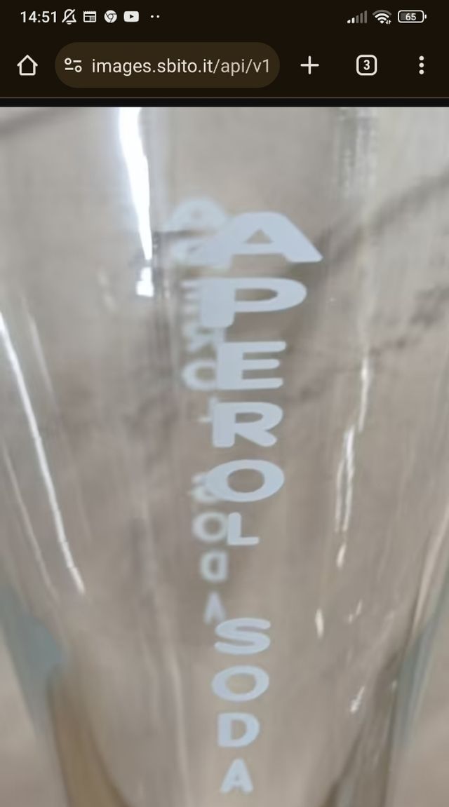 Bicchieri Aperol publicitari