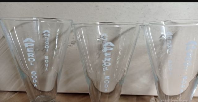 Bicchieri Aperol publicitari