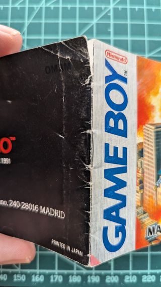 Shadow Warriors Game Boy más Manual