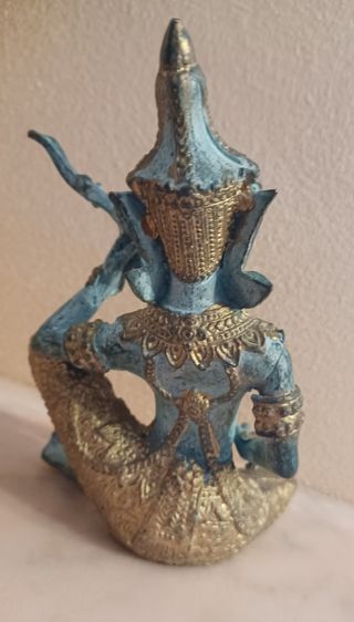 Scultura divinità tailandese/ bronze dorato