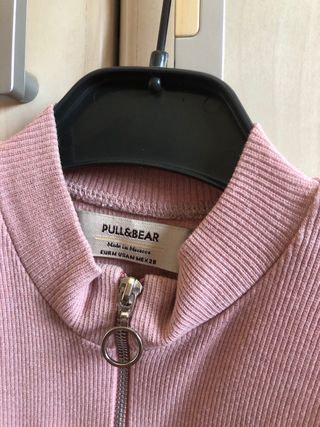 T-Shirt rosa Pull&Bear