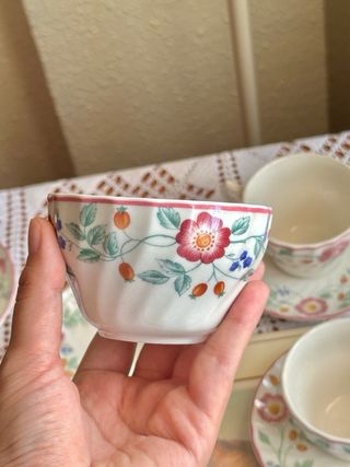 Churchill Briar Rose Juego te cafe tazas antiguo