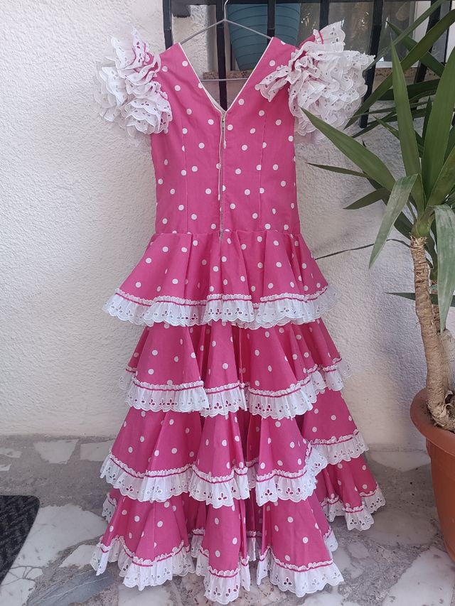 Vestido flamenca Niña, AÑOS 90