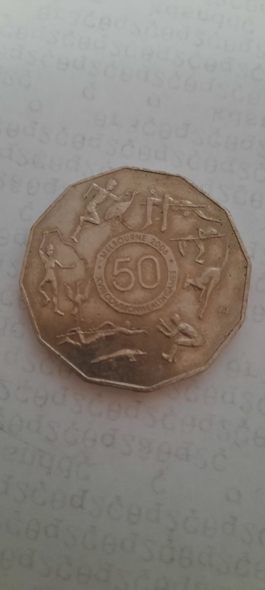 50 cents Australia giochi 2006