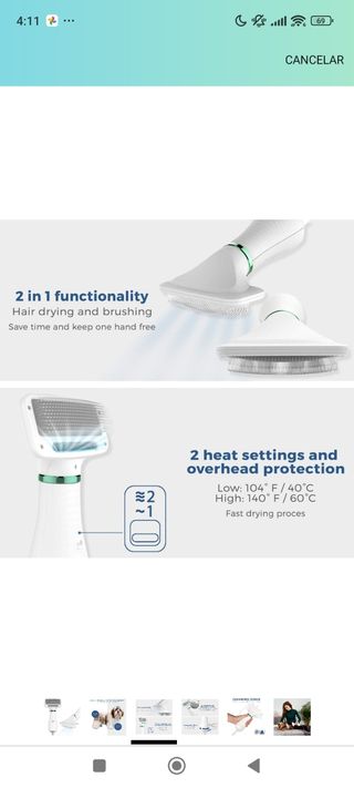 Secador de Pelo para Mascotas