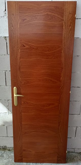 Puerta interior de madera de casa