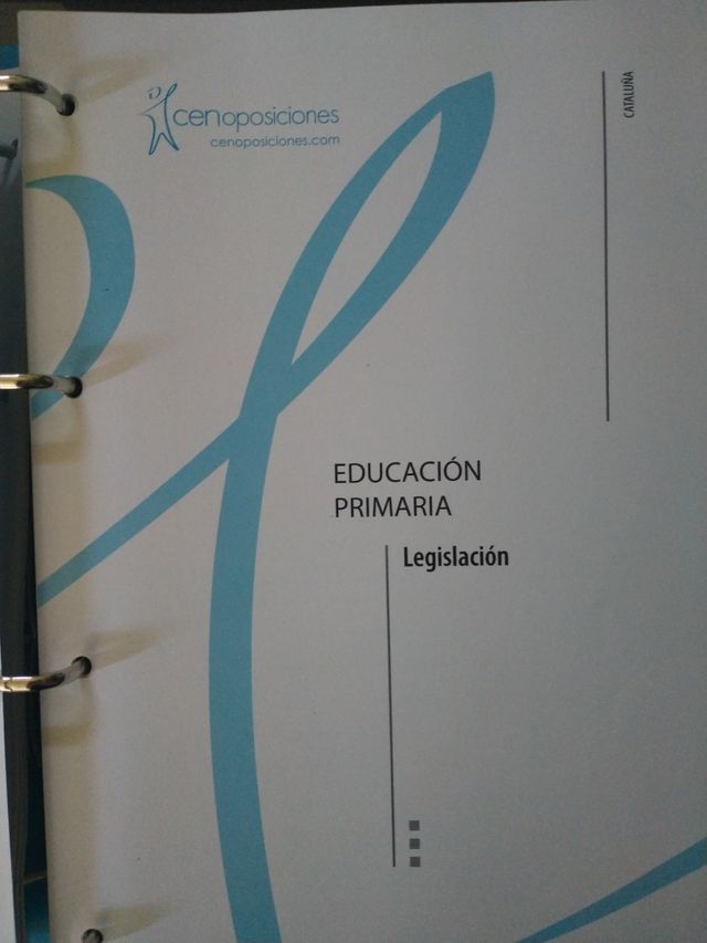 Libros temario oposiciones Cos de Mestres Cataluny