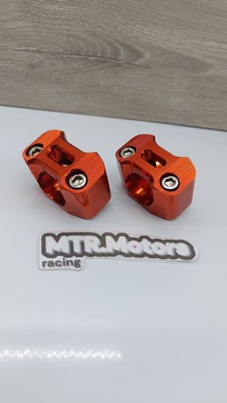 ✅ Adaptador 22mm a 28 manillares color naranja
