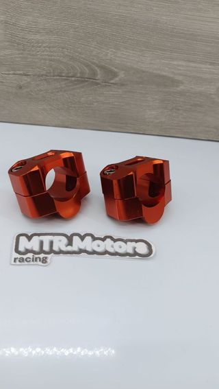 ✅ Adaptador 22mm a 28 manillares color naranja