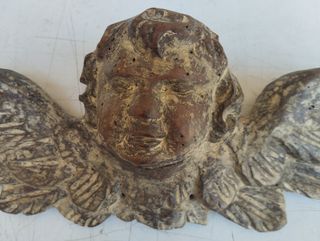 Angeli angioletti putti antichi in legno Spagna