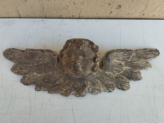 Angeli angioletti putti antichi in legno Spagna