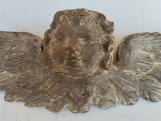 Angeli angioletti putti antichi in legno Spagna