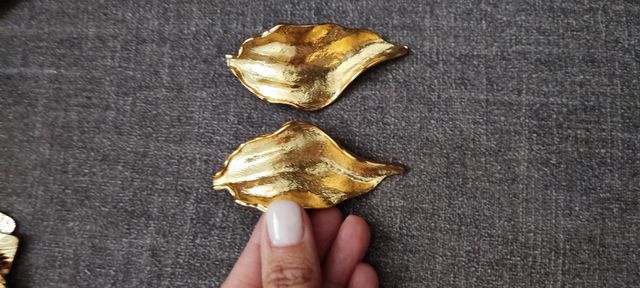 Pendientes Zara modelo hoja