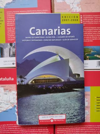 Guías viaje. 1,5€ c/u. El lote de seis por 8€.