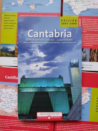 Guías viaje. 1,5€ c/u. El lote de seis por 8€.