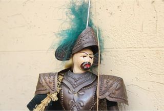 Antica coppia marionette pupi siciliani